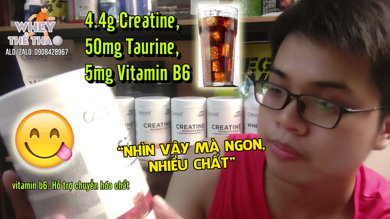 creatine ostrovit vị cola